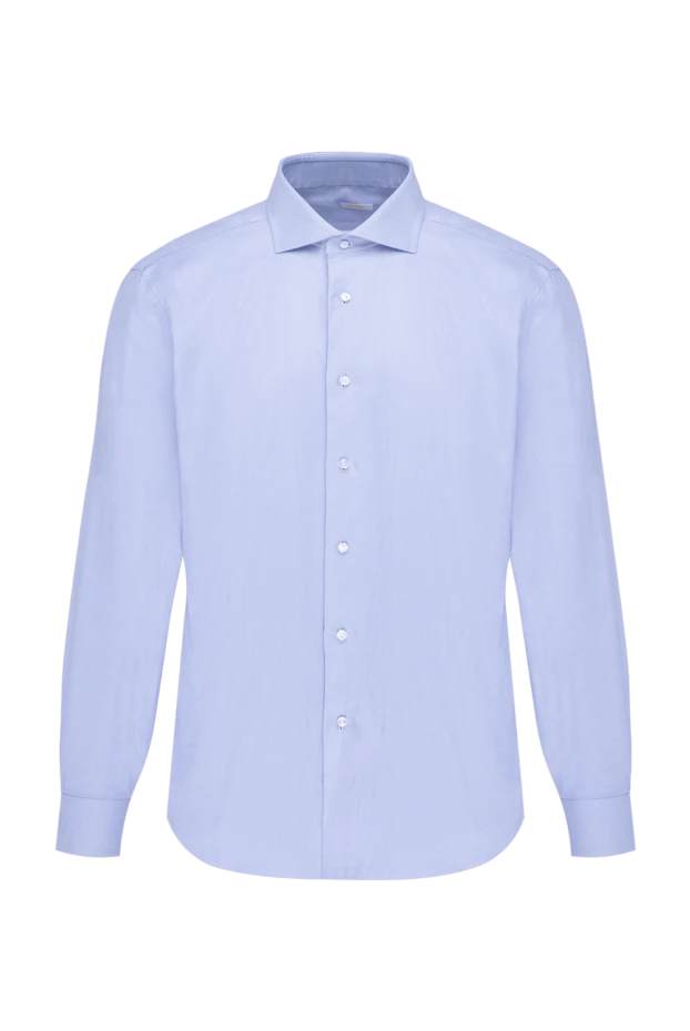 Barba Napoli чоловічі рубашка з бавовни блакитна чоловіча купити фото з цінами 133102 - фото 1