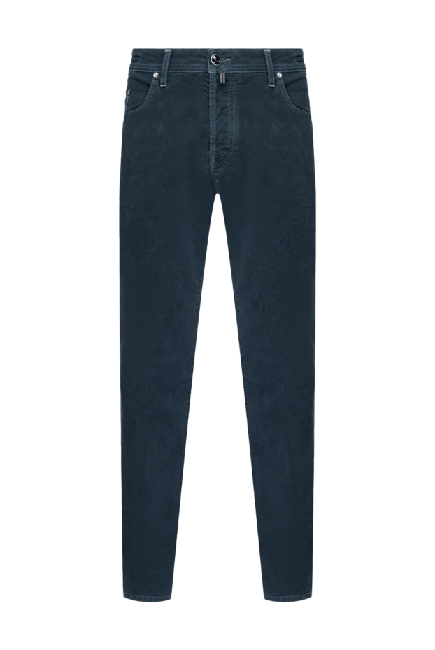Jacob Cohen мужские джинсы из хлопка синие мужские купить с ценами и фото 133190 - фото 1