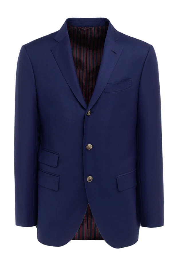 Sartoria Latorre blue wool jacket for men 133254 - photo 1