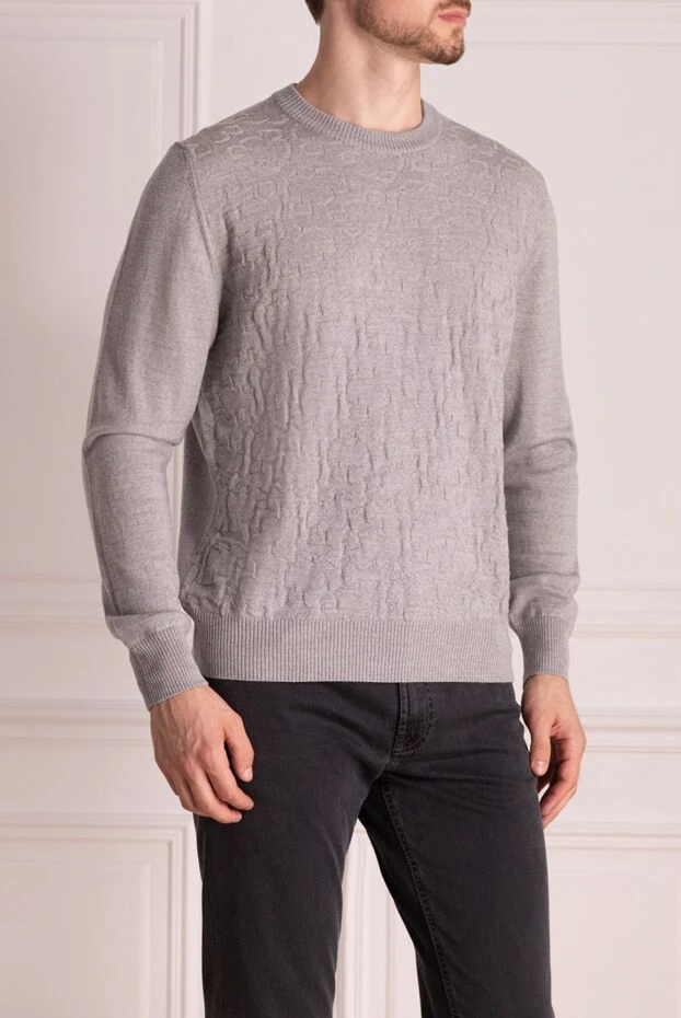 Casheart man cashmere jumper gray for men 133347 - photo 3