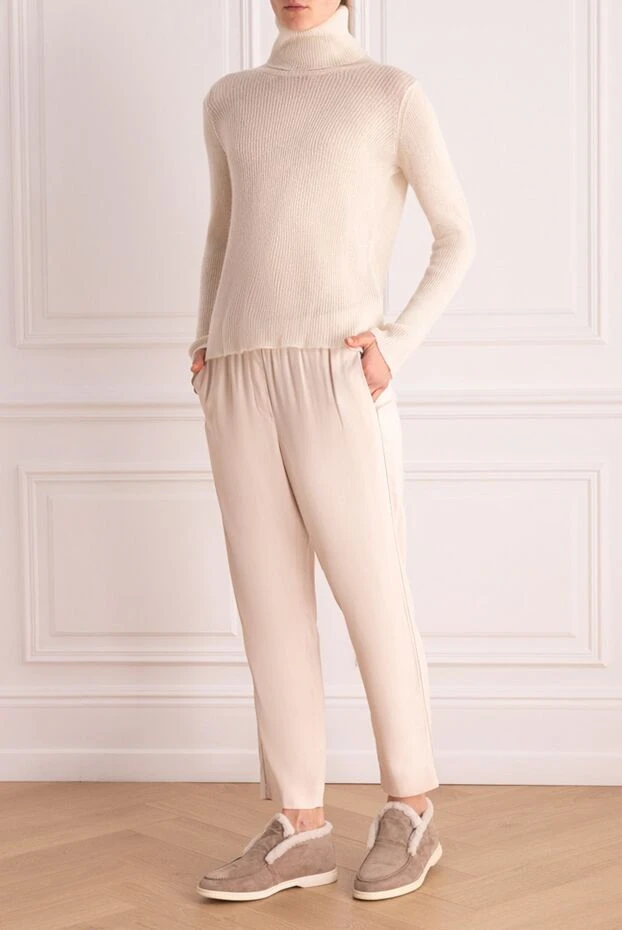 Casheart woman white cashmere jumper for women buy with prices and photos 133294 - photo 2