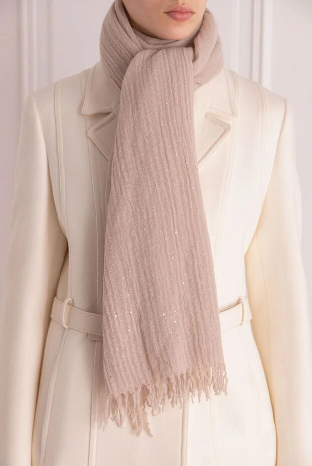 Casheart woman women's beige cashmere scarf buy with prices and photos 133324 - photo 2