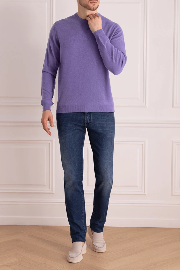 Casheart man cashmere jumper purple for men buy with prices and photos 133342 - photo 2