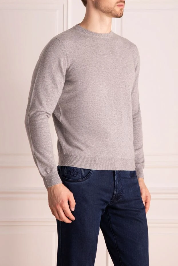 Casheart man cashmere jumper gray for men 133347 - photo 3