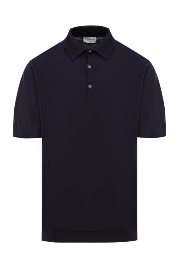 John Smedley cotton polo shirt purple for men 133547 - photo 1