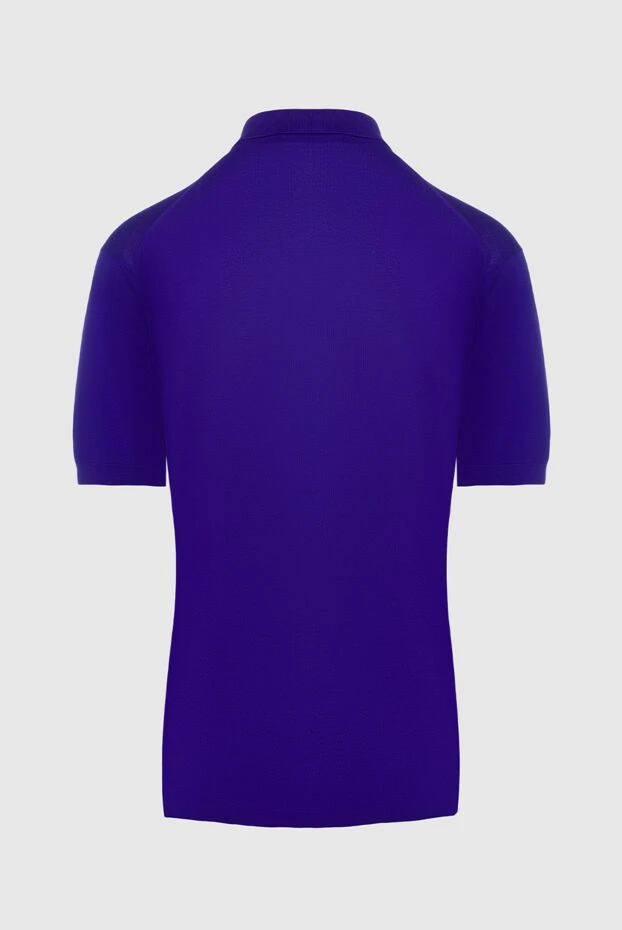 John Smedley man cotton polo purple for men 133547 - photo 2