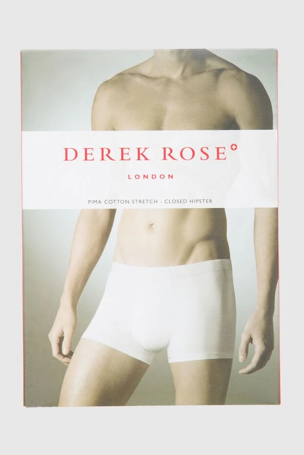 Derek Rose white boxer briefs made of cotton and elastane for men. 133574 - photo 1