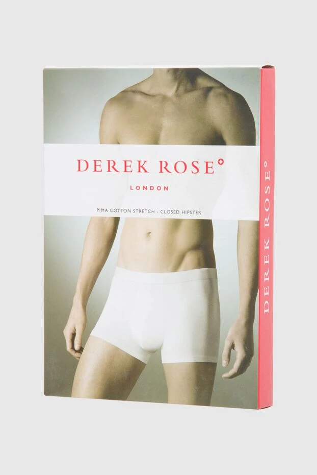 Derek Rose man white men's boxer briefs made of cotton and elastane 133574 - photo 2