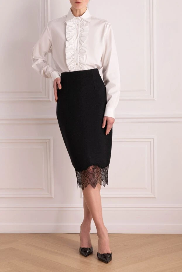 Ermanno Scervino женские юбка черная женская купить с ценами и фото 133773 - фото 2