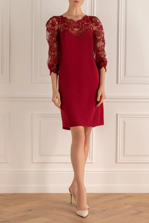 Ermanno Scervino женские платье красное женское купить с ценами и фото 133775 - фото 2