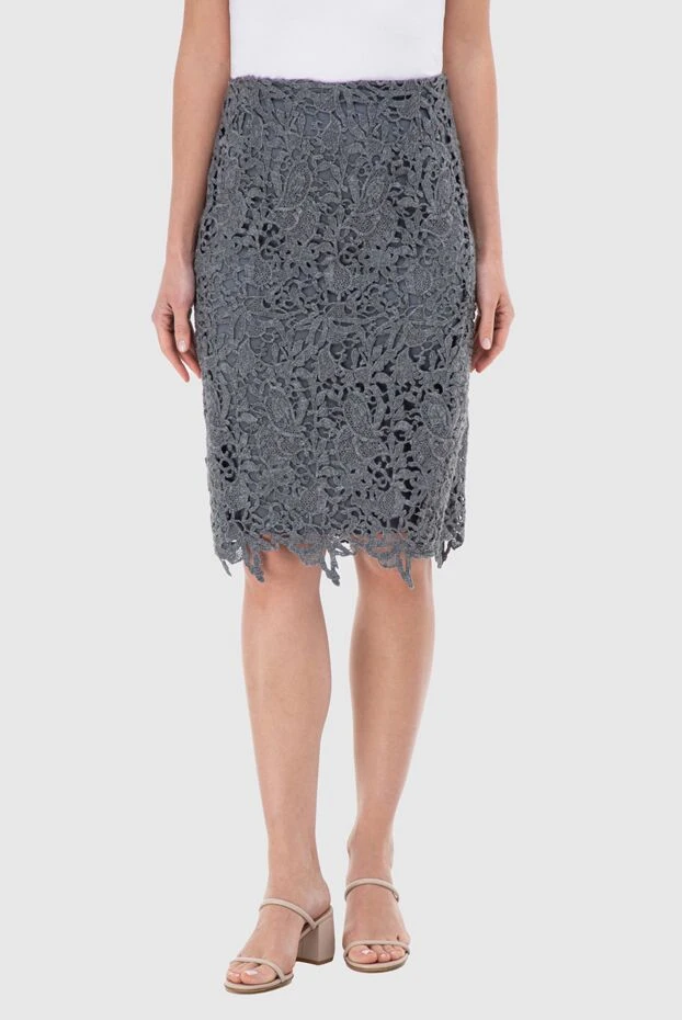Ermanno Scervino woman gray silk skirt for women buy with prices and photos 133806 - photo 2