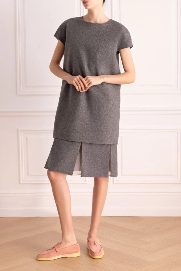 Ermanno Scervino woman gray wool dress for women buy with prices and photos 133818 - photo 2