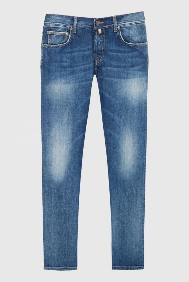 Corneliani мужские джинсы из хлопка синие мужские купить с ценами и фото 133840 - фото 1