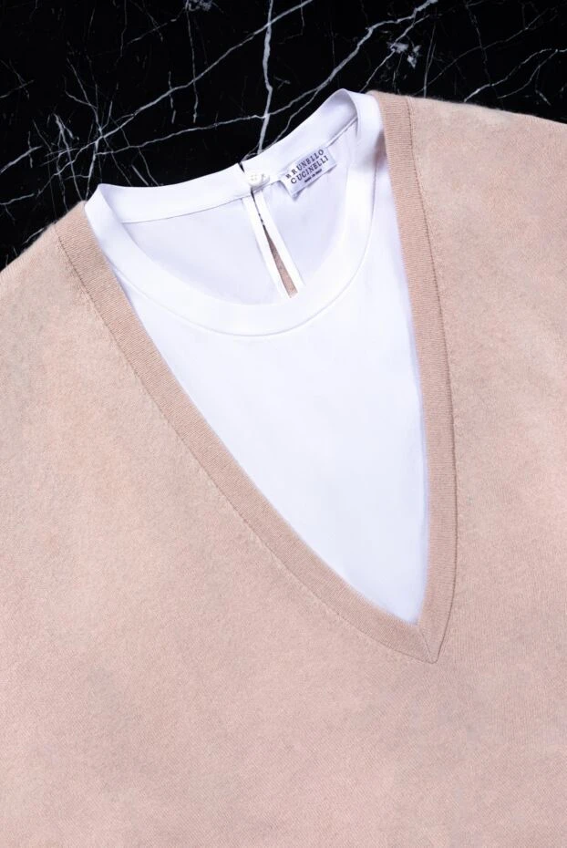 Brunello Cucinelli джемпер рожевий жіночий 134180 - фото 3