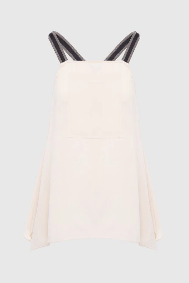 White silk top for women - photo 1