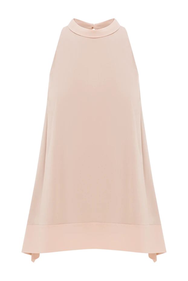 Топ з шовку рожевий жіночий - фото 1