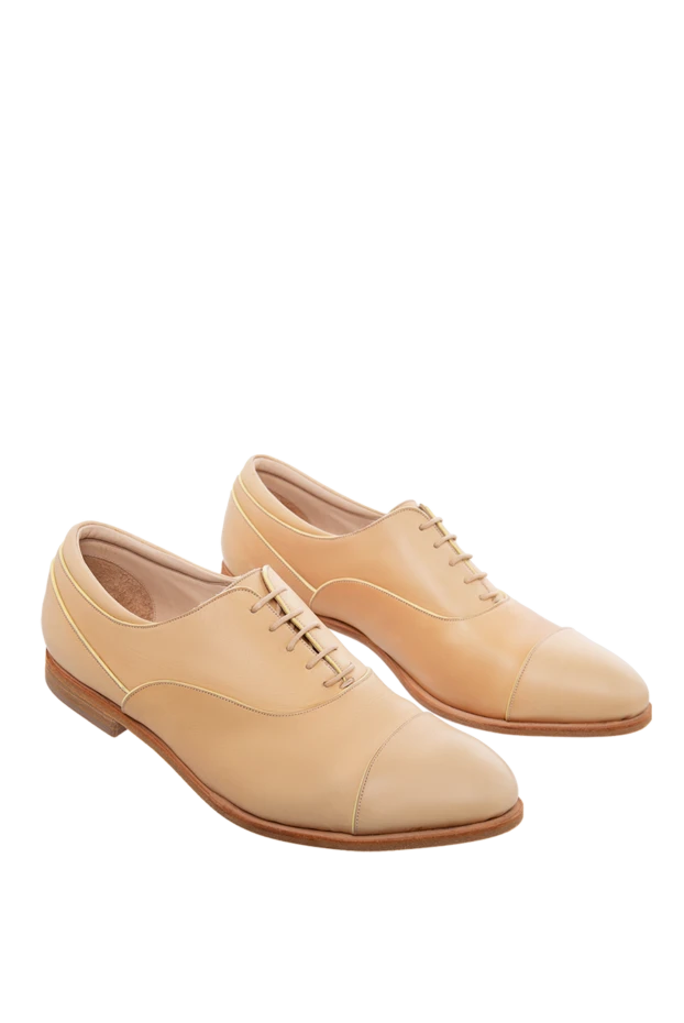 Brunello Cucinelli туфлі жіночі класичні коричневі шкіряні 134294 - фото 3