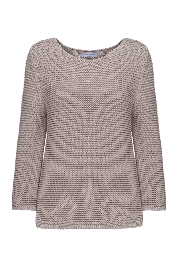 Gran Sasso woman beige linen jumper for women buy with prices and photos 134479 - photo 1