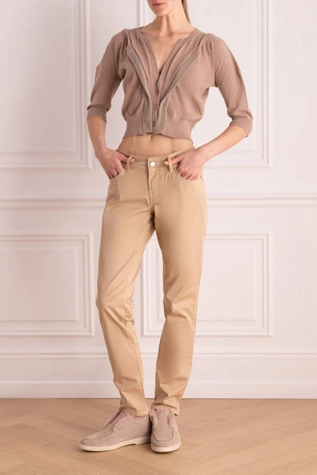 Casheart brown cotton and polyamide cardigan for women 195623 - photo 2