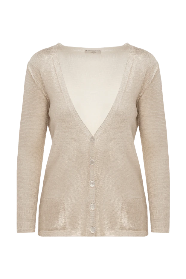 Casheart woman beige cotton and polyamide cardigan for women 134582 - photo 1