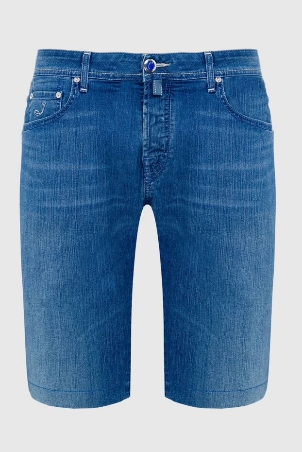 Jacob Cohen мужские шорты из хлопка и полиэстера синие мужские купить с ценами и фото 134722 - фото 1