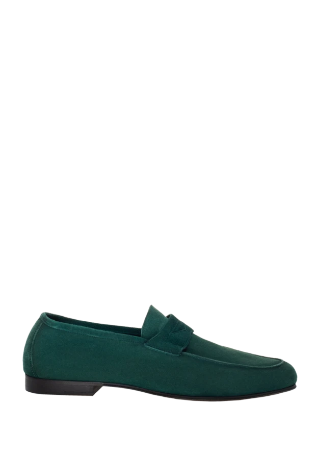Andrea Ventura man green suede loafers for men buy with prices and photos 134790 - photo 1