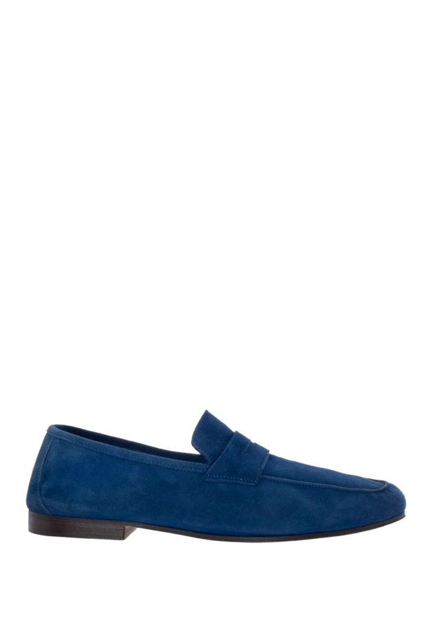 Andrea Ventura man blue suede loafers for men buy with prices and photos 134792 - photo 1