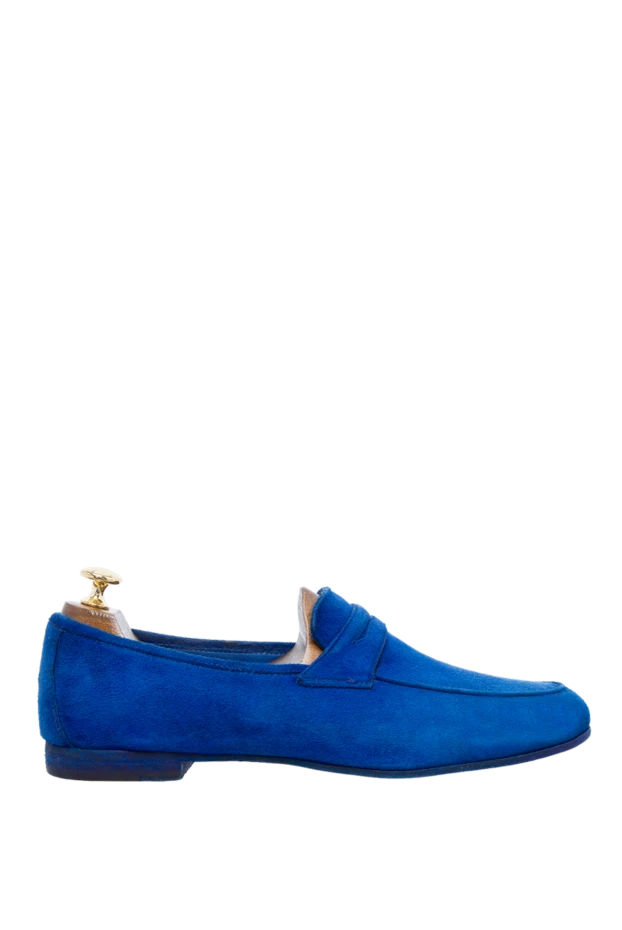 Andrea Ventura man blue suede loafers for men buy with prices and photos 134808 - photo 1