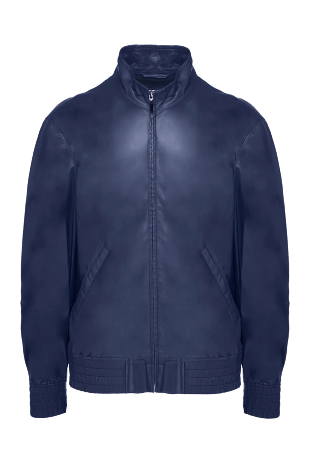 Schiatti man blue leather jacket for men buy with prices and photos 134939 - photo 1
