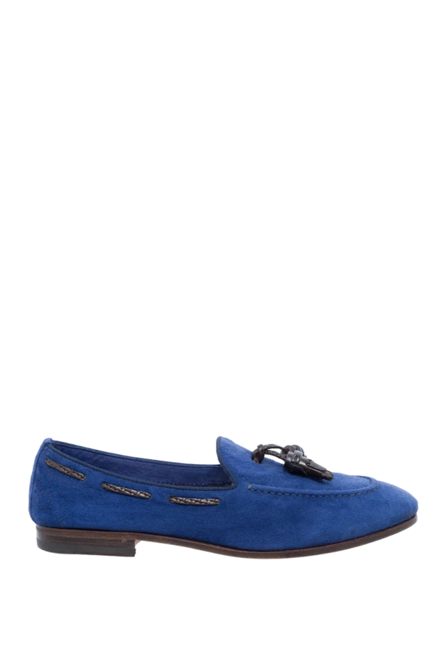 Fabi мужские лоферы - туфли мужские замшевые синие купить с ценами и фото 134945 - фото 1