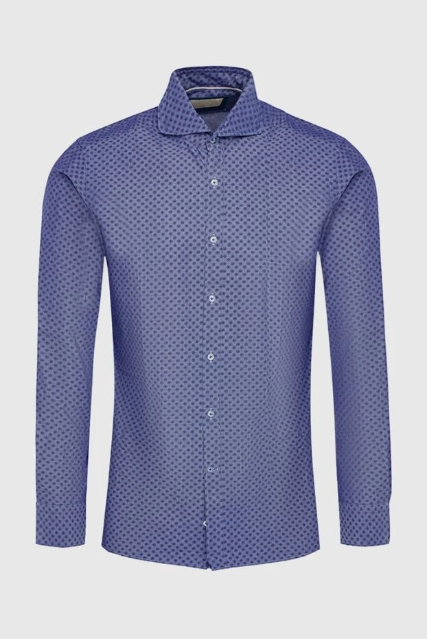 Orian cotton shirt purple for men 135075 - photo 1