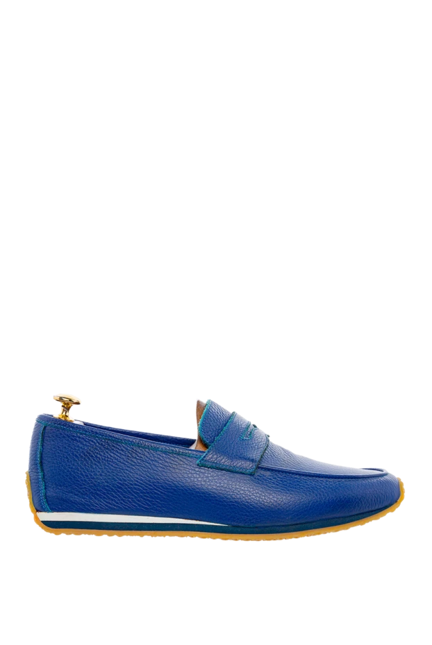 Andrea Ventura man blue leather drivers for men buy with prices and photos 135076 - photo 1