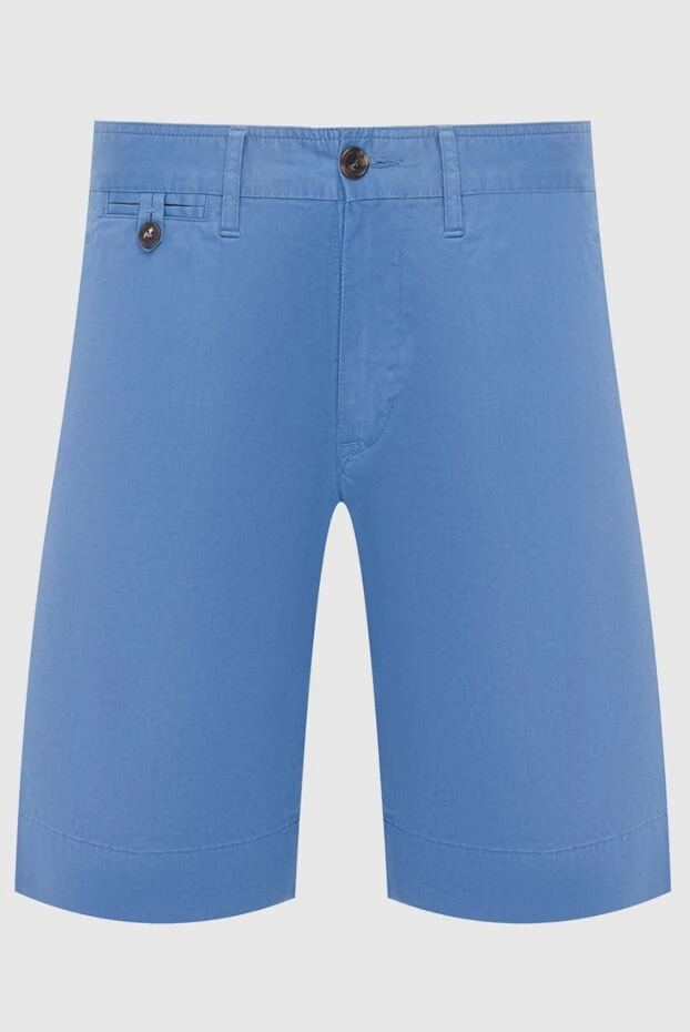 Cortigiani man blue cotton and elastane shorts for men buy with prices and photos 135114 - photo 1