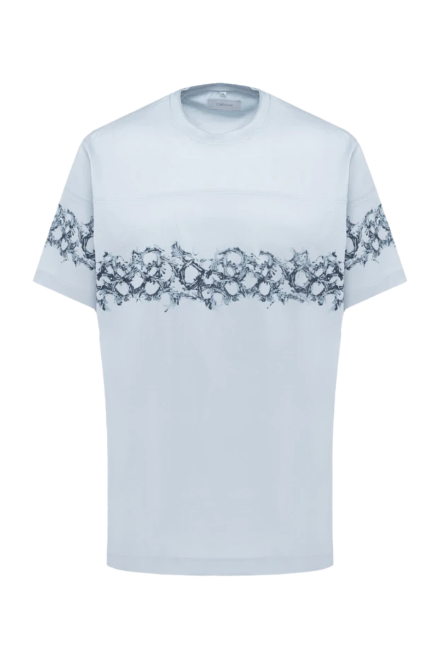 Cortigiani чоловічі футболка з бавовни сіра чоловіча купити фото з цінами 135141 - фото 1