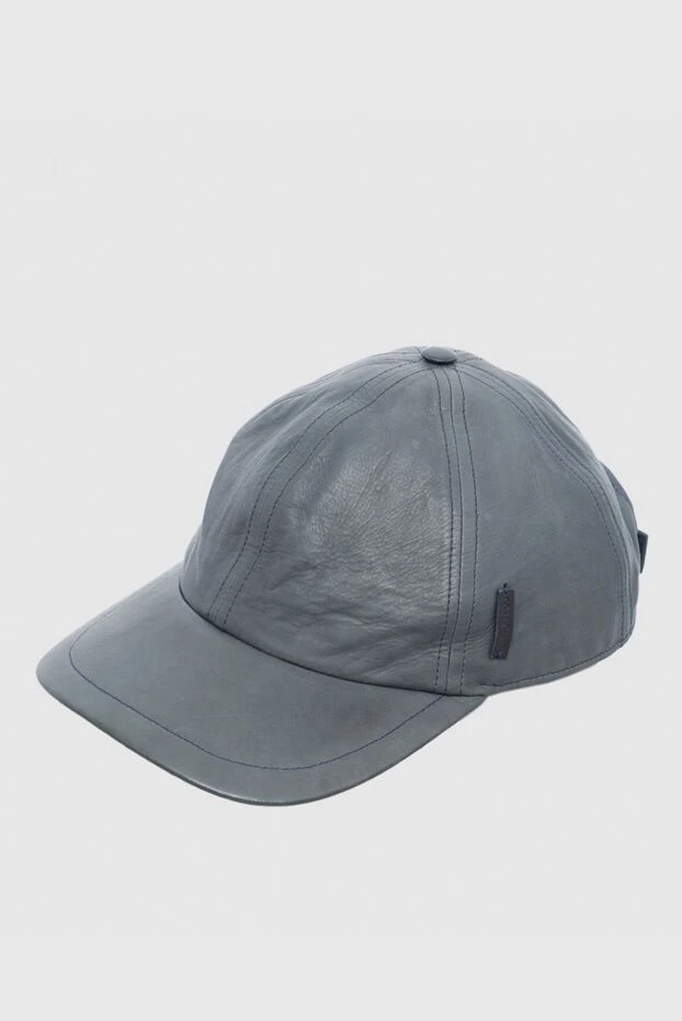 Cortigiani man cap made of genuine leather gray for men buy with prices and photos 135171 - photo 2