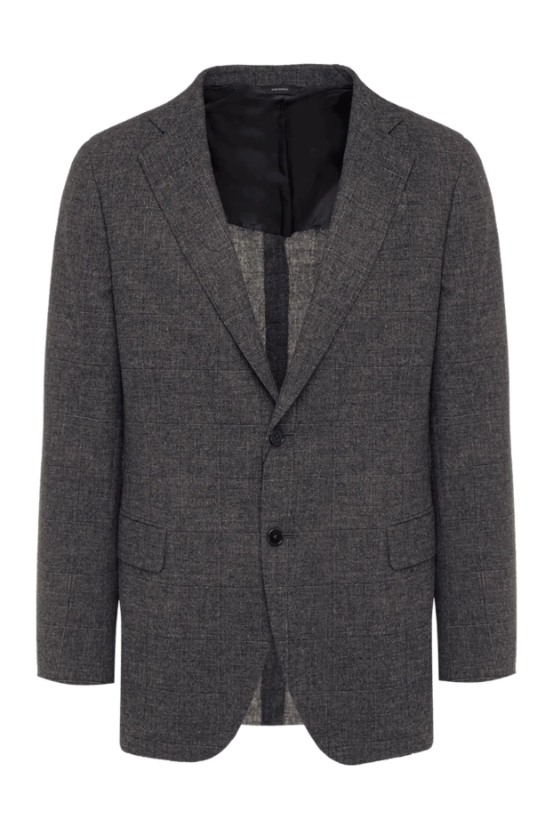 Tombolini gray wool jacket for men 135254 - photo 1