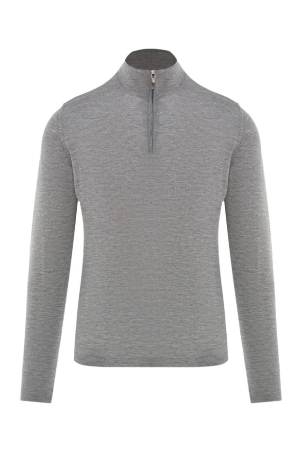 Pashmere man gray cashmere troyer for men 135308 - photo 1