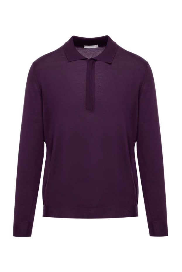 Pashmere man men's long sleeve cashmere polo purple buy with prices and photos 135312 - photo 1