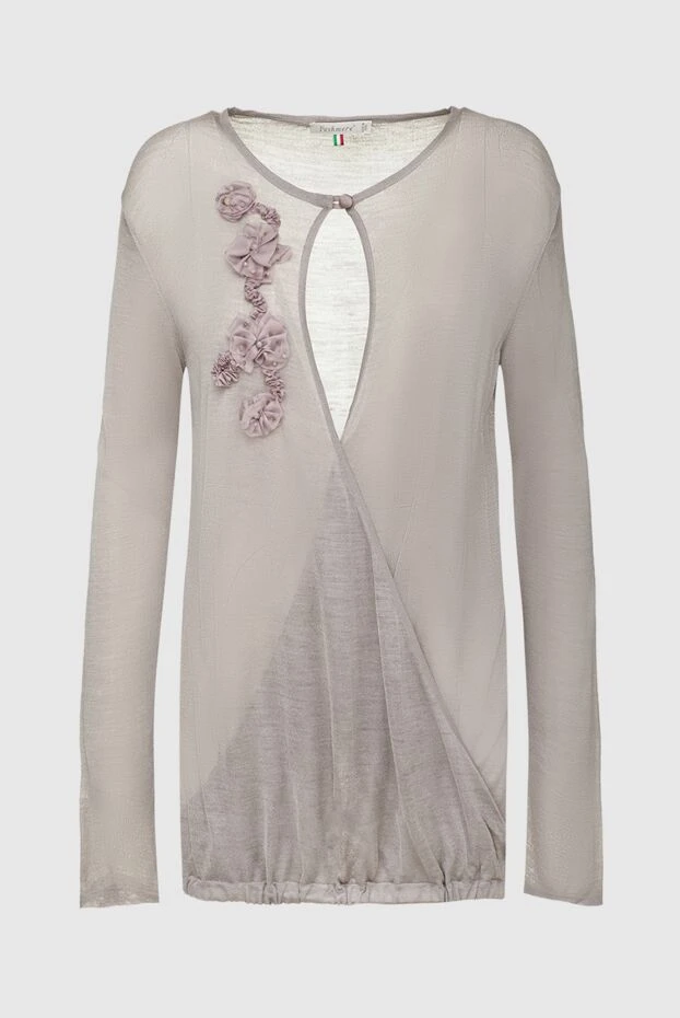 Pashmere женские блуза из шелка бежевая женская купить с ценами и фото 135370 - фото 1