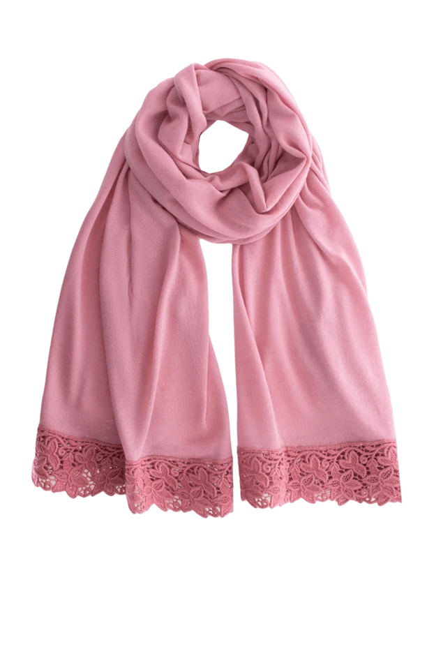 Pashmere жіночі шарф з кашеміру рожевий жіночий купити фото з цінами 135389 - фото 1