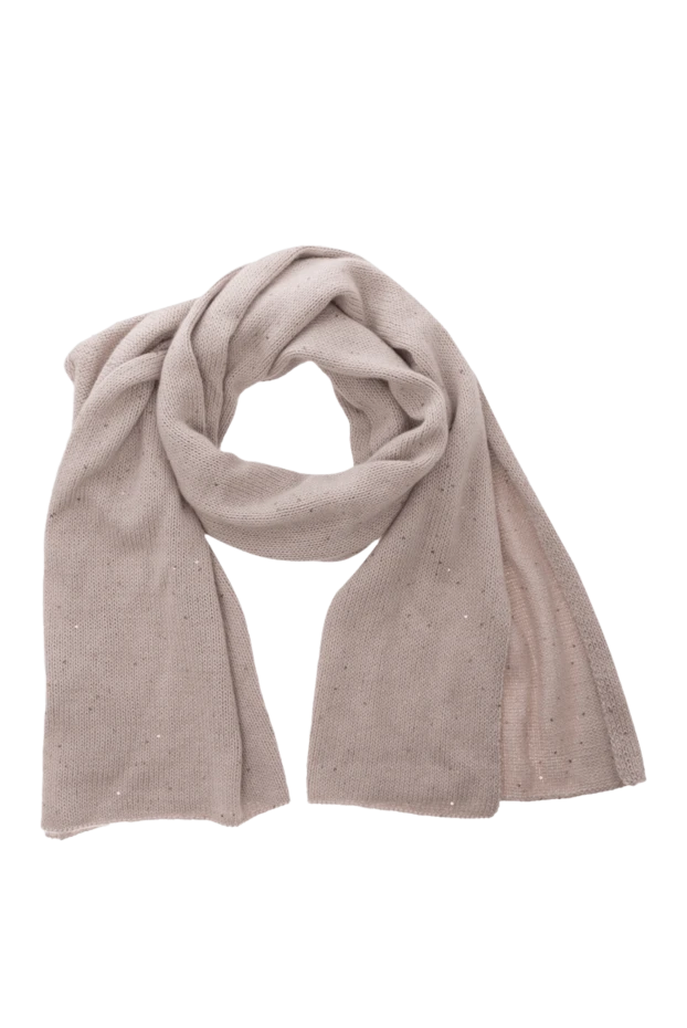 Panicale женские шарф из шерсти бежевый женский купить с ценами и фото 135505 - фото 1