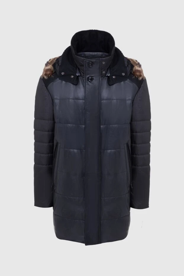 Gallotti man men's down jacket made of lambskin black buy with prices and photos 135521 - photo 1