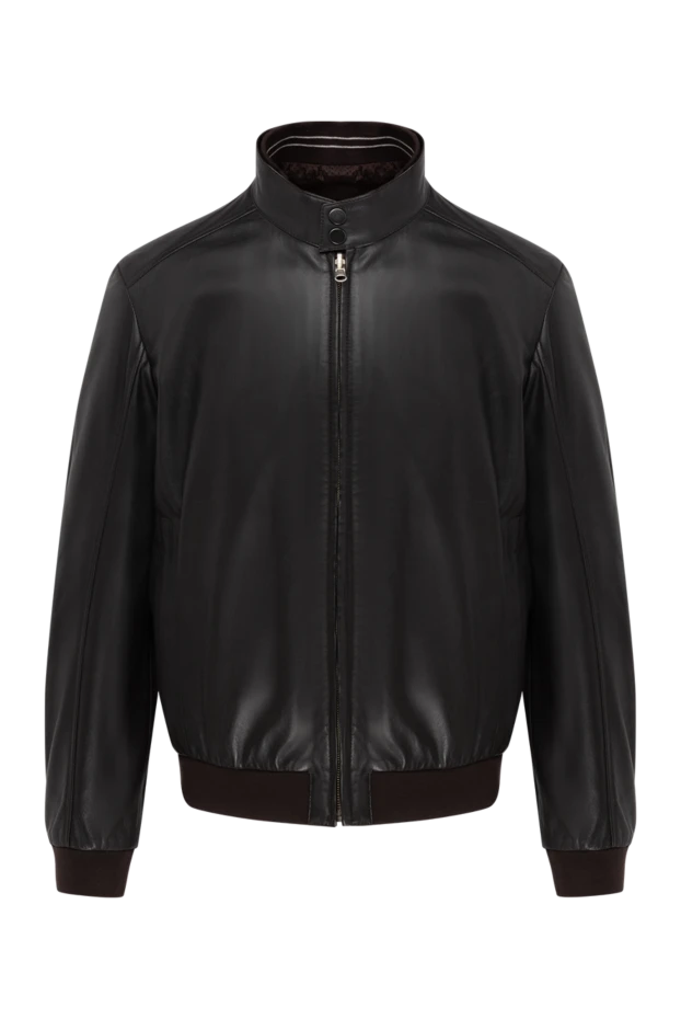 Gallotti man brown leather jacket for men 135528 - photo 1