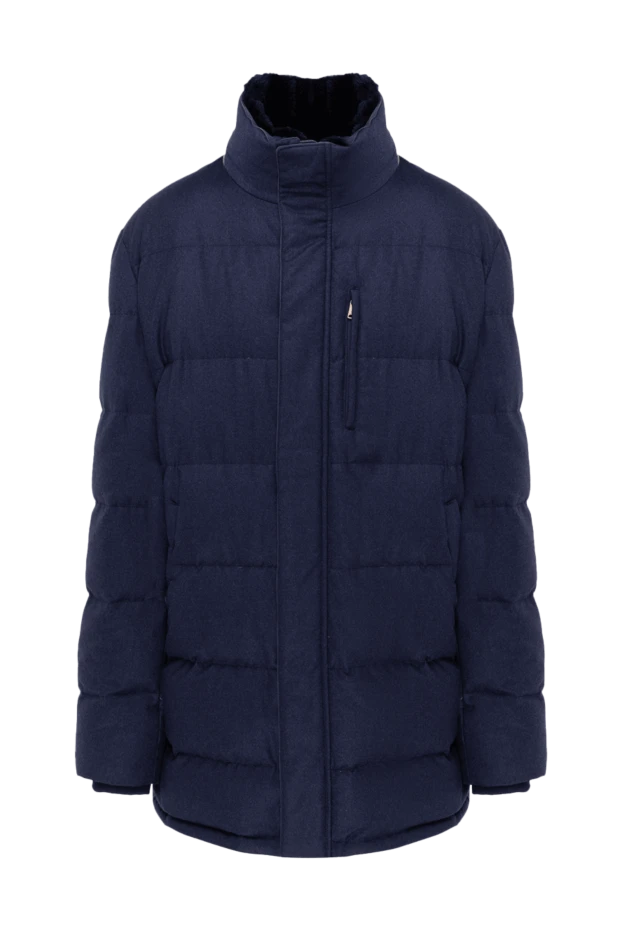 Roger Pinault man down jacket men's cashmere blue buy with prices and photos 135611 - photo 1