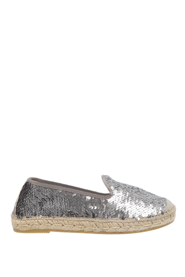 D`Acquasparta woman gray leather espadrilles for women buy with prices and photos 135657 - photo 1