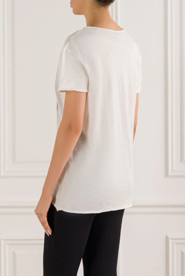 1921 T-Shirt men's white cotton t-shirt with print 135698 - photo 3