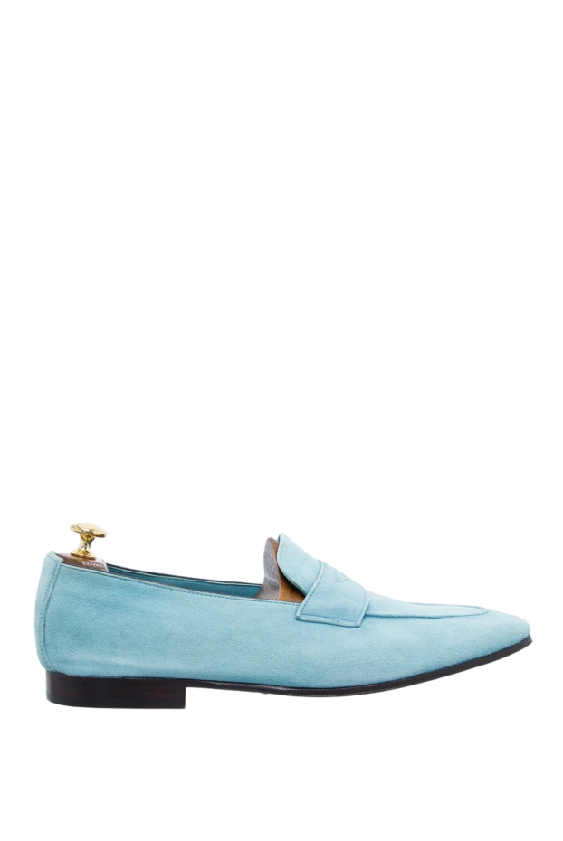 Andrea Ventura man blue suede loafers for men buy with prices and photos 135732 - photo 1