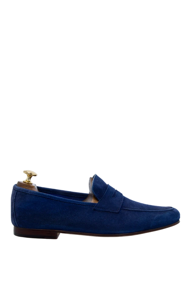 Andrea Ventura man blue suede loafers for men buy with prices and photos 135735 - photo 1