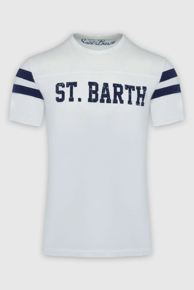 MC2 Saint Barth чоловічі футболка з бавовни біла чоловіча купити фото з цінами 135746 - фото 1