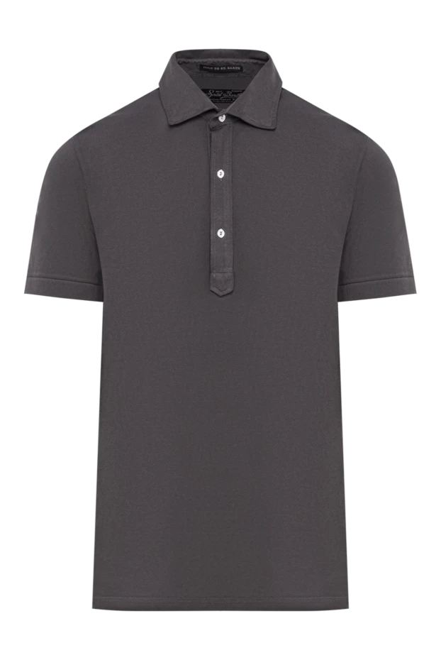 MC2 Saint Barth літнє чоловіче поло з м'якого трикотажу у світло-зеленій палітрі 135779 - фото 1